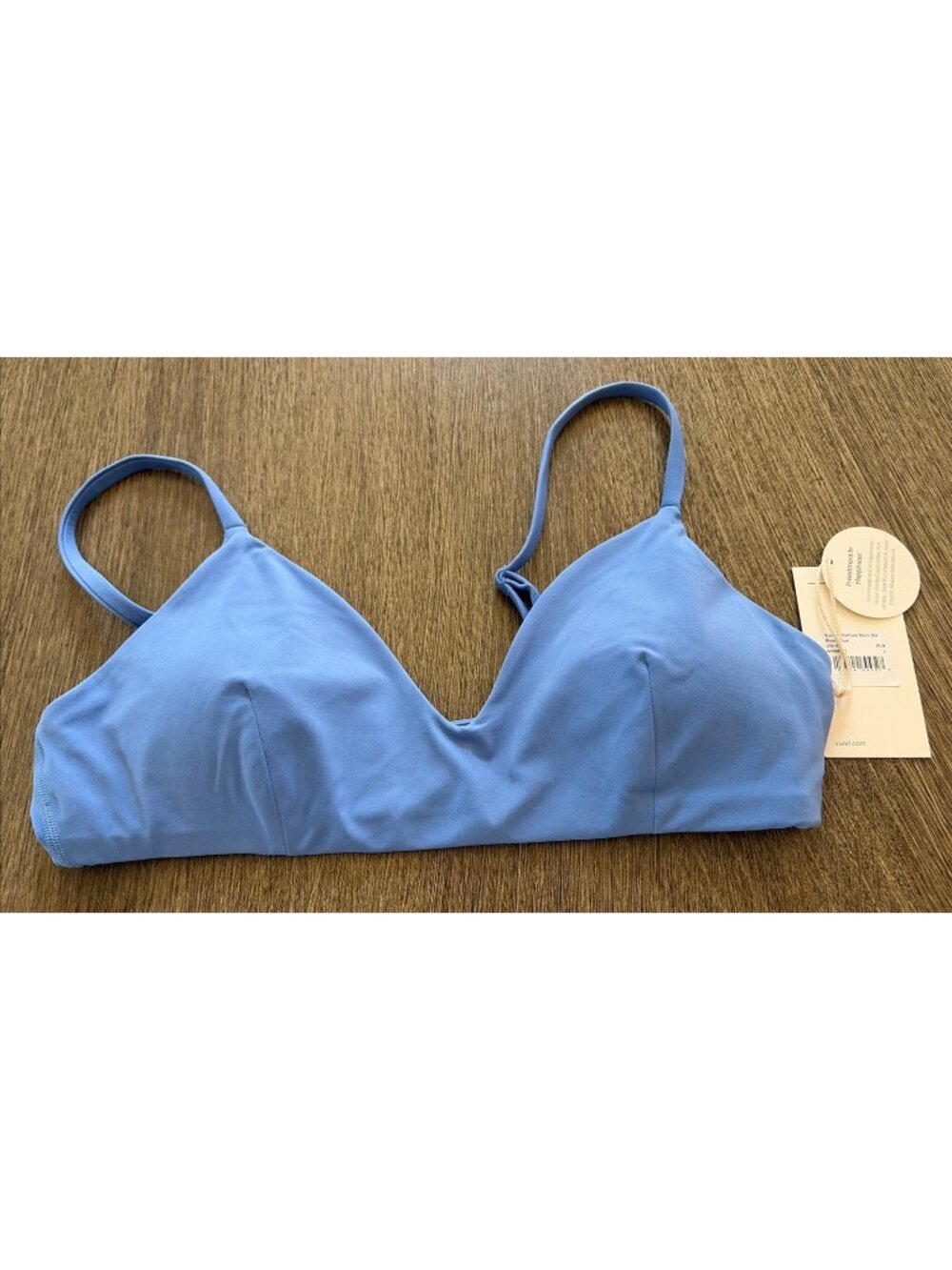 Vuori AllTheForm Women's Micro Bra Size Large Riviera Blue NWT VW1510